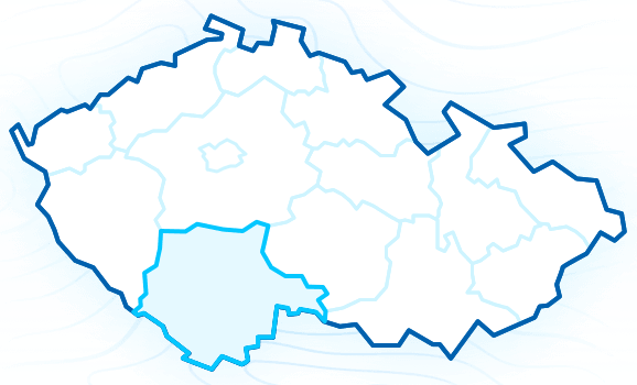 mapa jihocesky-kraj