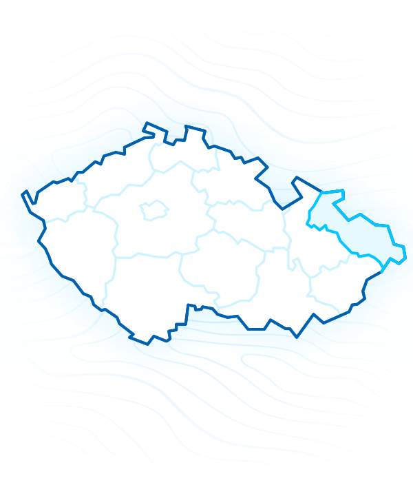 mapa moravskoslezsky-kraj