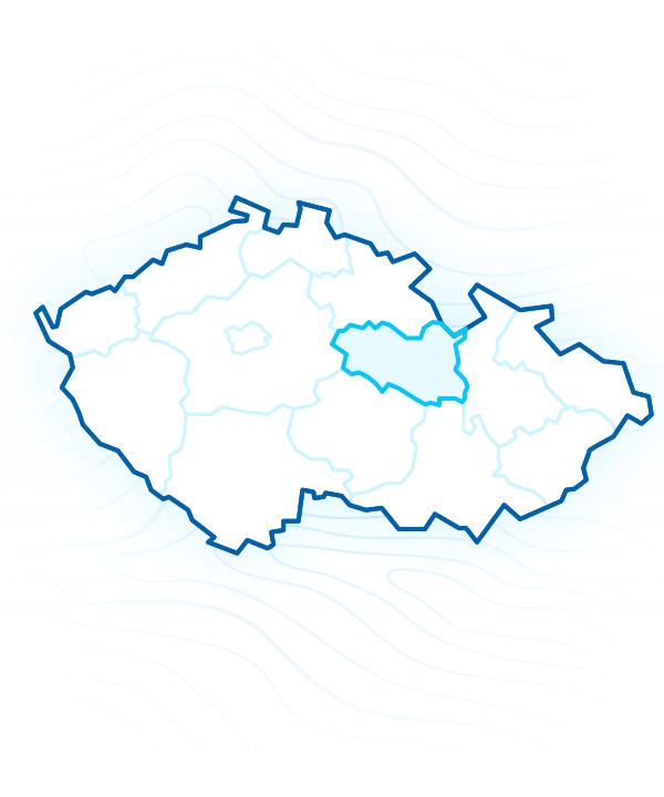 mapa pardubicky-kraj